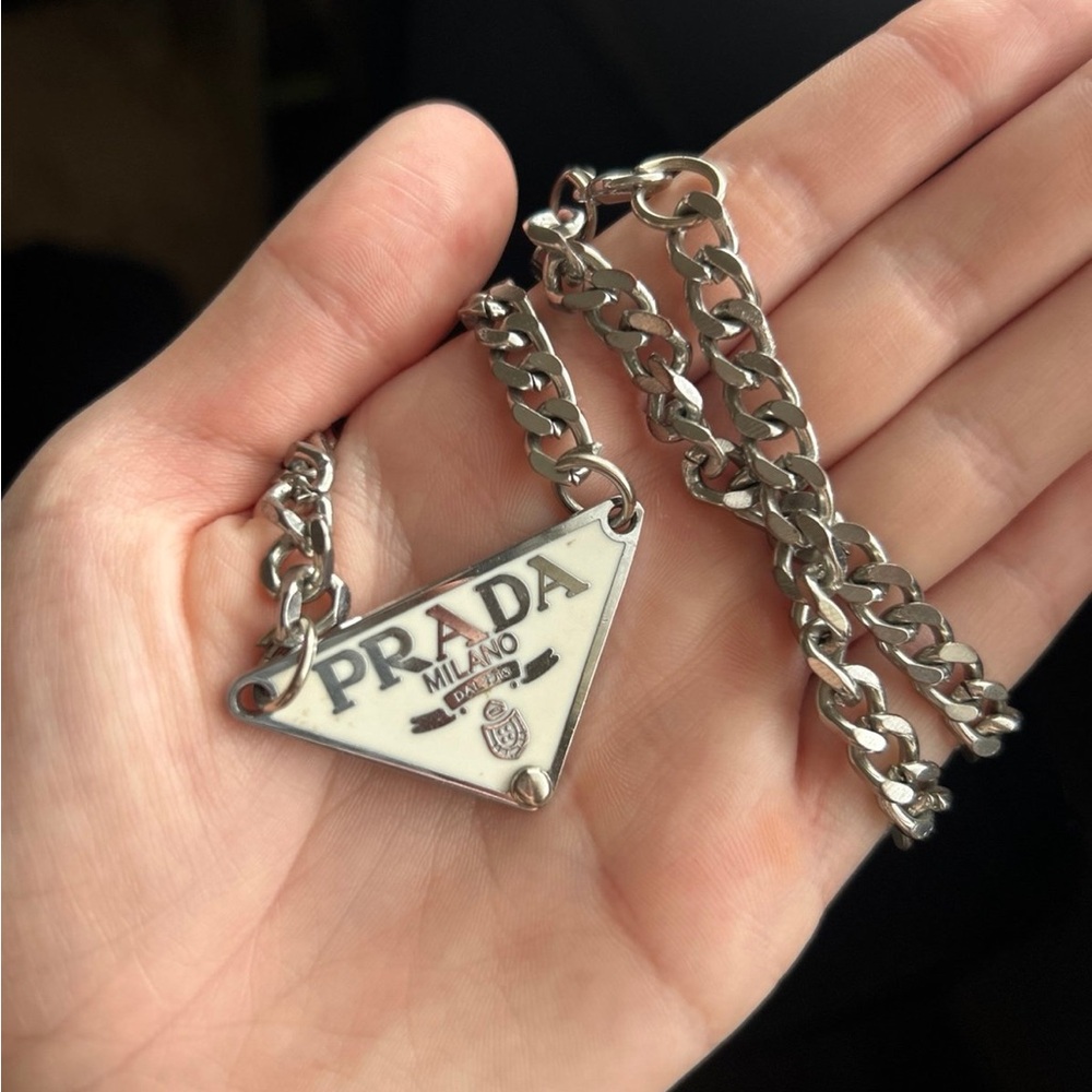 Prada Repurposed Necklace